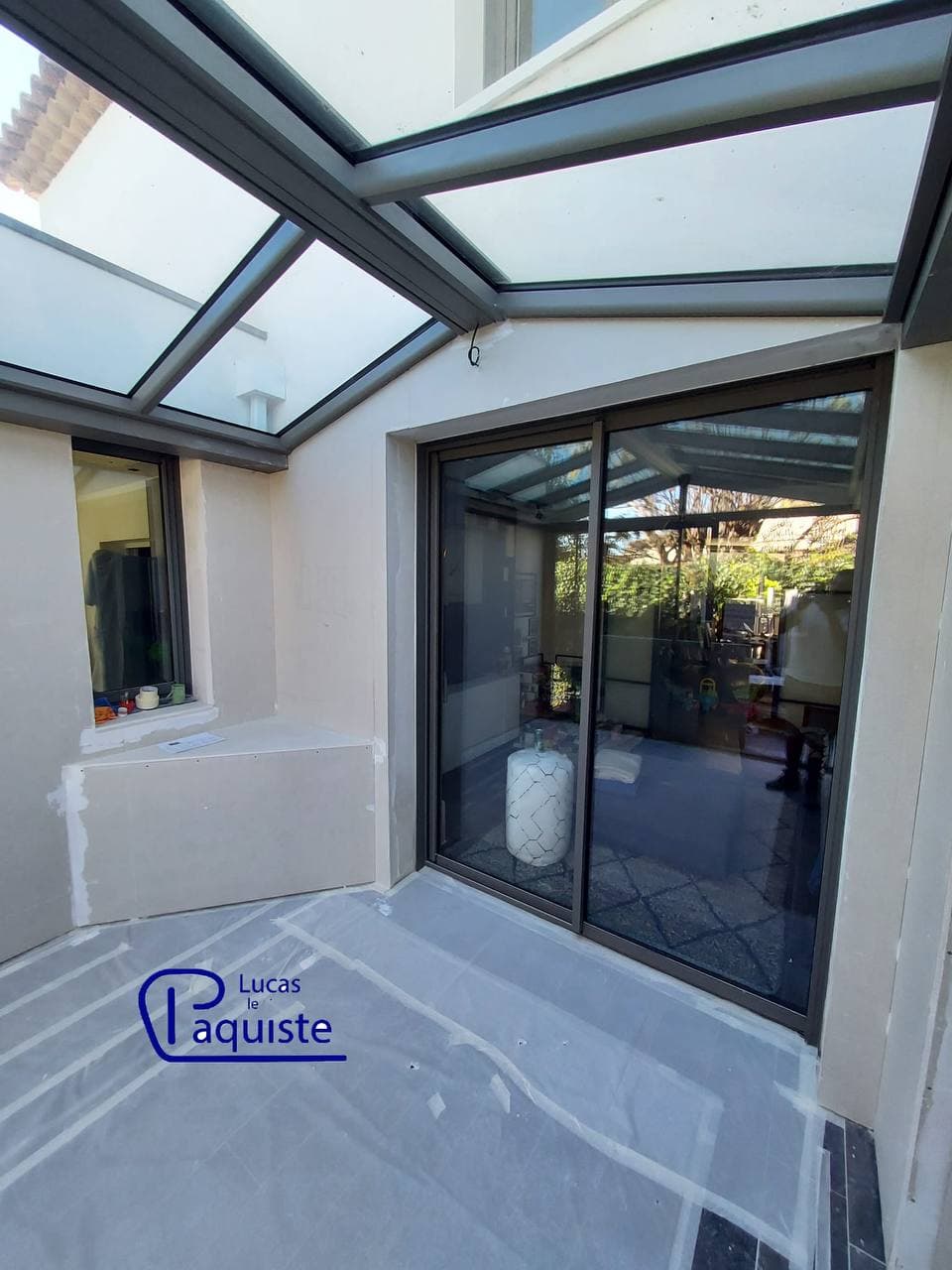 Travaux de plâtrerie - Chantier en cours